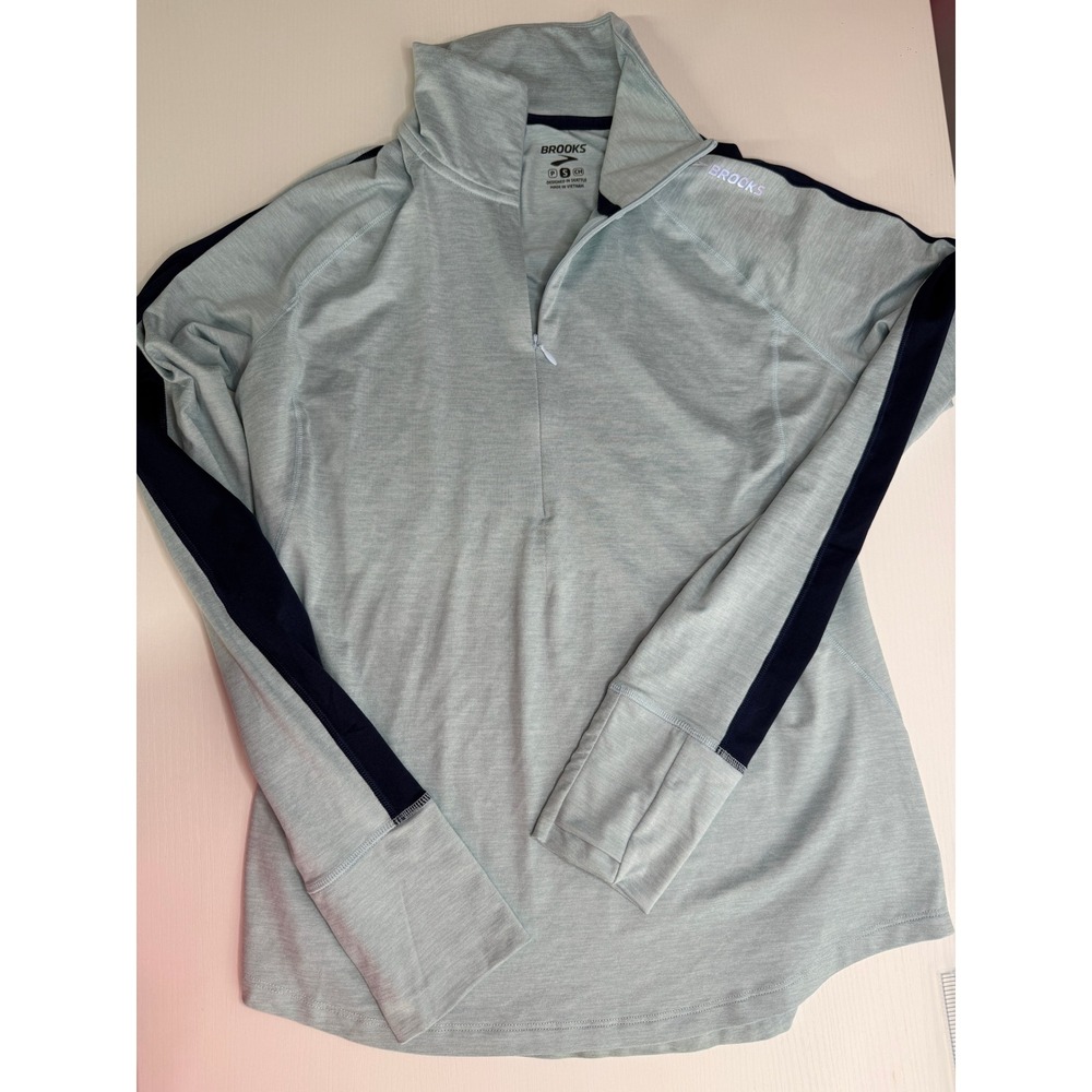 Women's Brooks Dash Half Zip Running Pullover Lig… - image 8